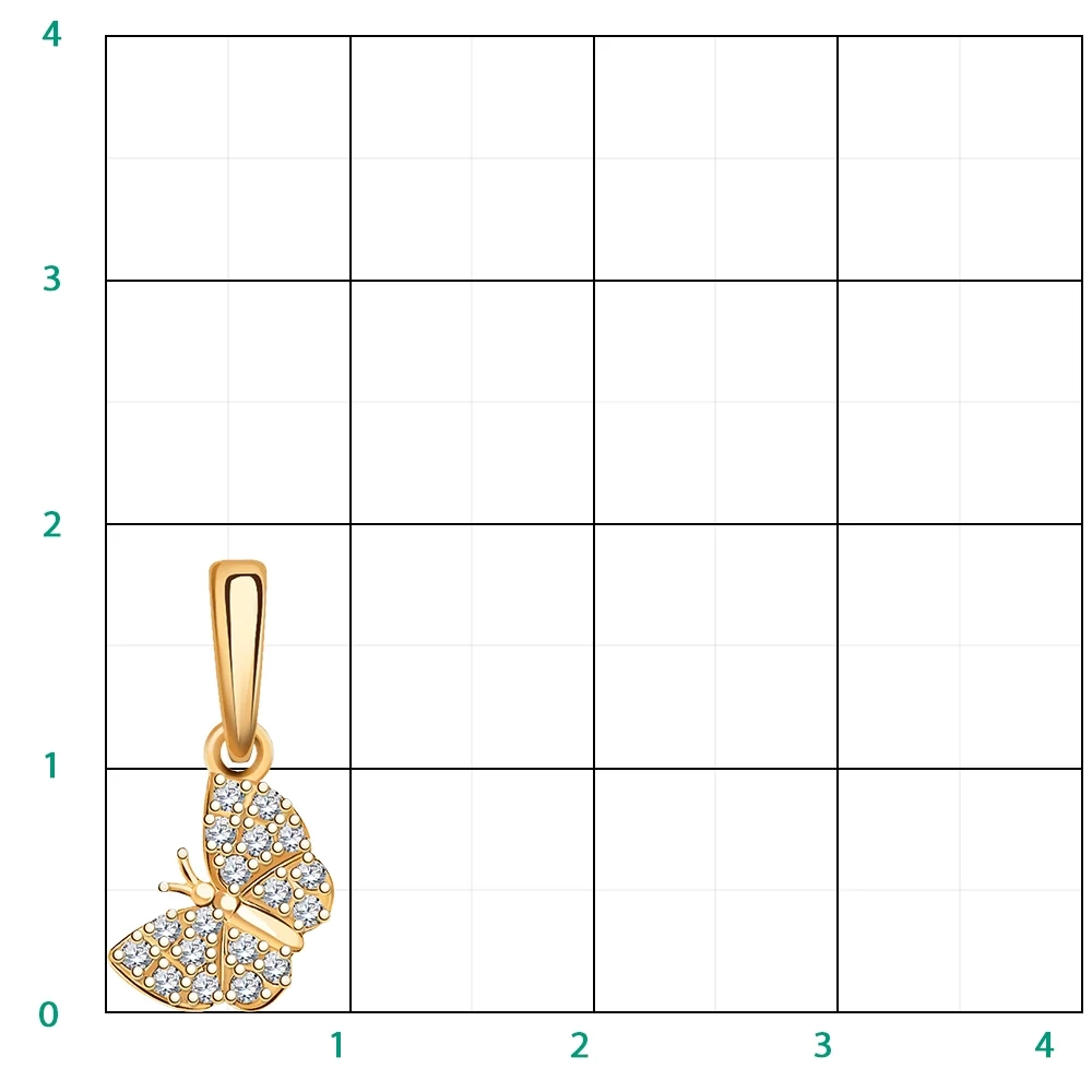 Кулон Atoll 50038 0,75гр.  - фото 4
