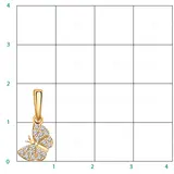 Кулон Atoll 50038 0,75гр.  - фото 4