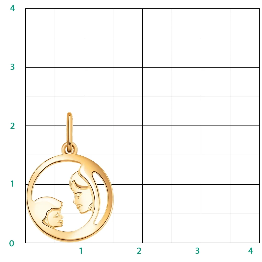 Кулон Atoll 5841 0,97гр.  - фото 3