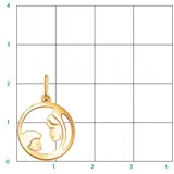 Кулон Atoll 5841 0,97гр.  - фото 3