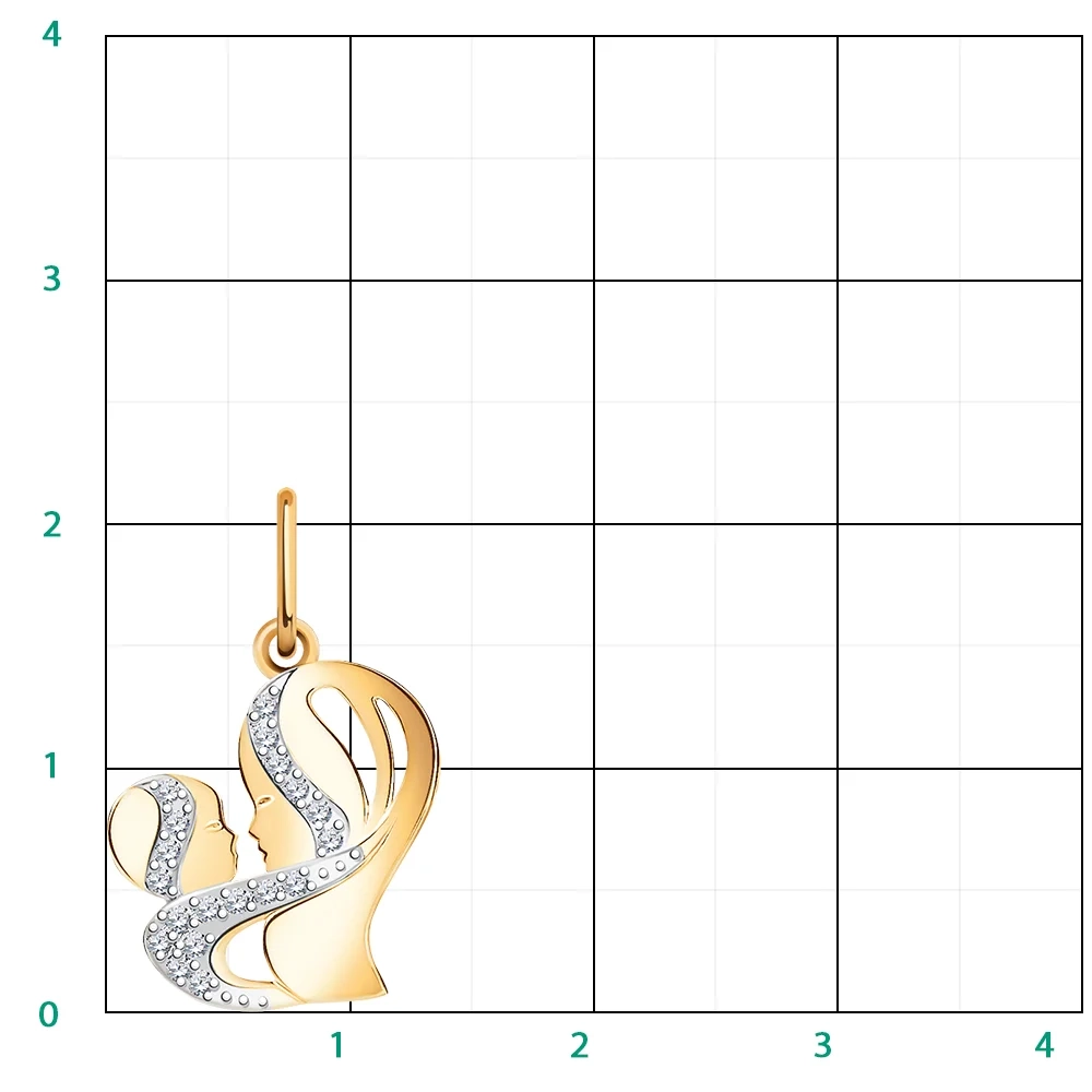 Кулон Atoll 5844 0,94гр.  - фото 2