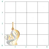 Кулон Atoll 5844 0,94гр.  - фото 2