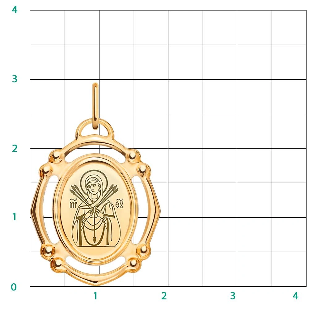 Кулон Atoll A3169 1,1гр. 