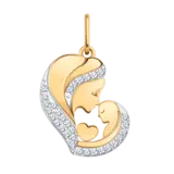 Кулон Atoll 5842 1,19гр.  - фото 2