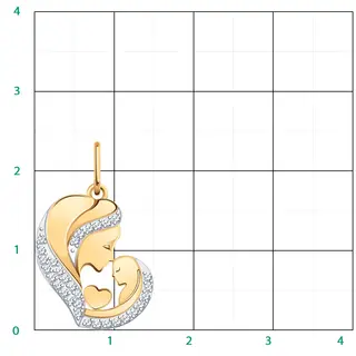 Кулон Atoll 5842 1,19гр.  - фото 3