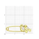 Булавка Sokolov 040212-2 0,84гр.  - фото 2