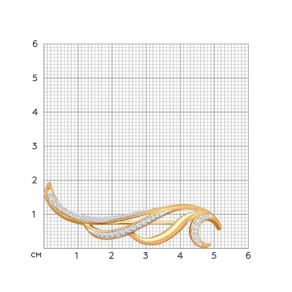 Брошь Sokolov 93040017 