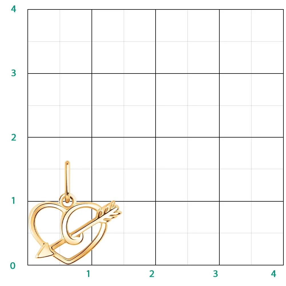 Кулон Atoll 50118 0,65гр.  - фото 2