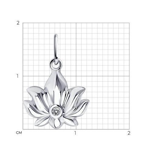 Кулон Diamant 94-130-01096-1 