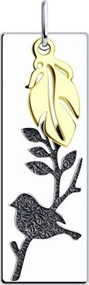 Кулон Diamant 95-130-01248-1 