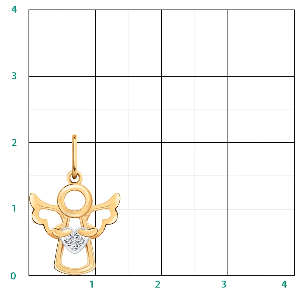 Кулон Atoll 50330 0,93гр.  - фото 3