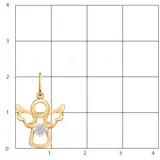 Кулон Atoll 50330 0,93гр.  - фото 3