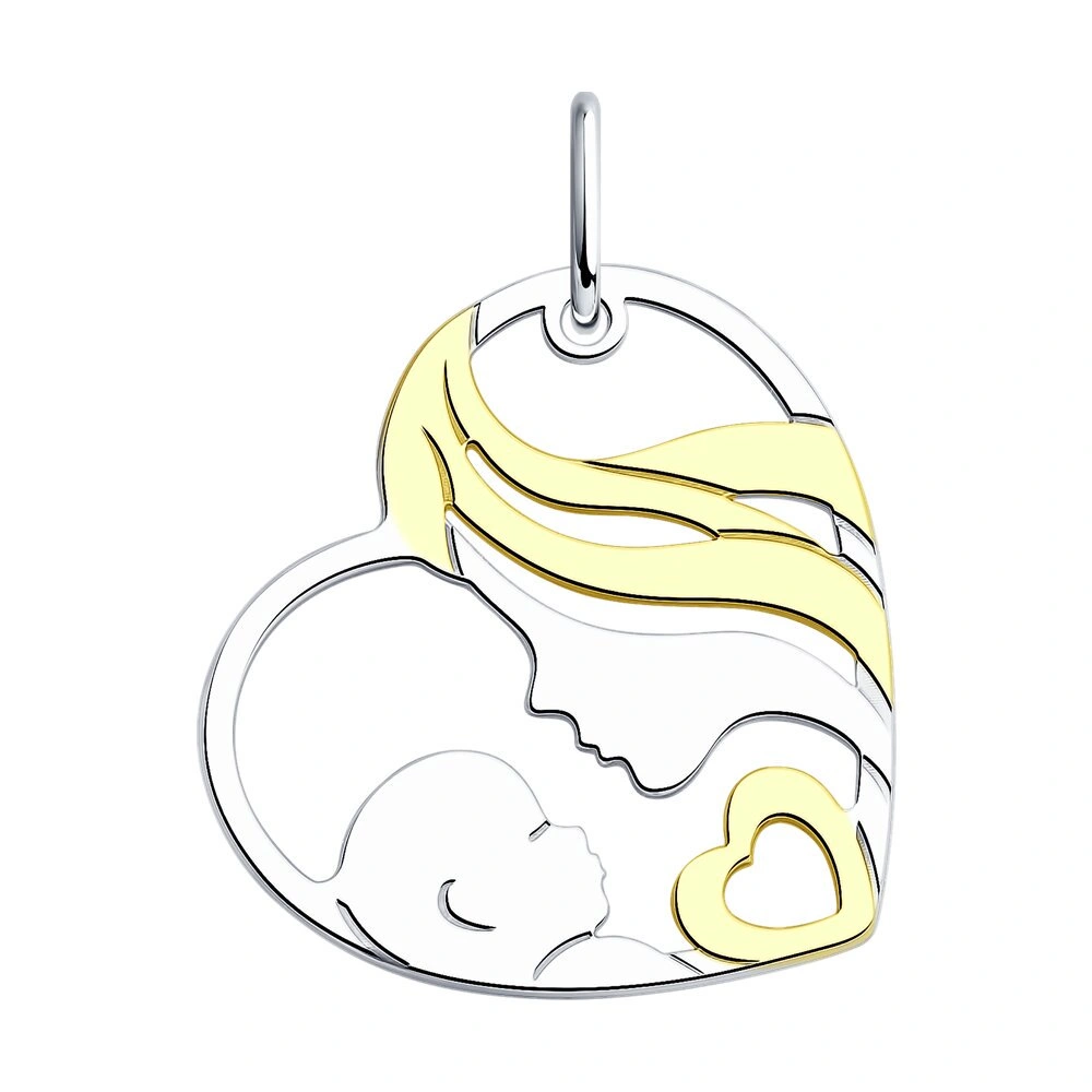 Кулон Diamant 94-130-01424-1 0,92гр. 