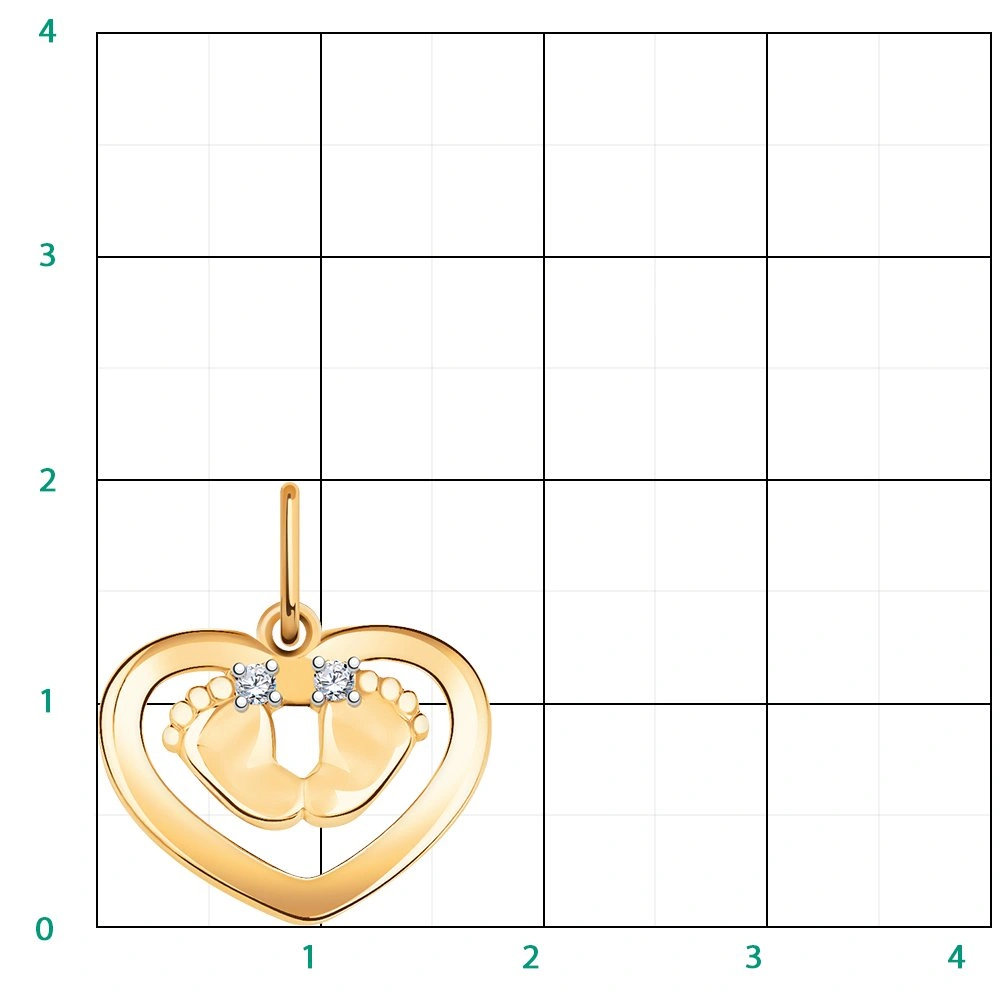 Кулон Atoll 5850 1,14гр. 