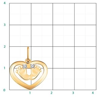 Кулон Atoll 5850 1,14гр. 