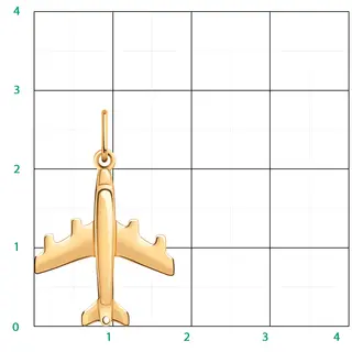 Кулон Atoll 50319 1,59гр. 