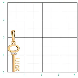 Кулон Atoll 50340 1,21гр. 