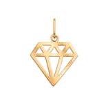 Кулон Atoll 50231 0,99гр.  - фото 2