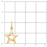 Кулон Atoll 50284 0,82гр.  - фото 2