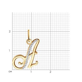 Кулон Sokolov 034526 0,89гр. 