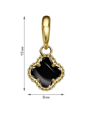 Подвеска Veronika Jewelry П370-2468Ч 0.88гр 