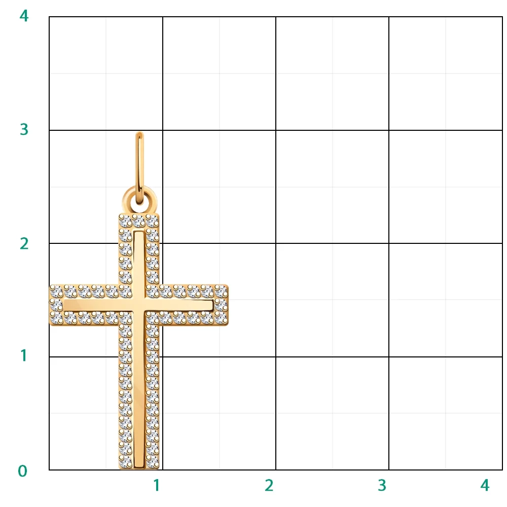 Кулон Atoll 3266 1,17гр.  - фото 3