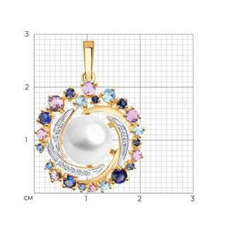 Кулон Sokolov 793106 3,47гр. 