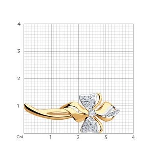 Брошь Sokolov 40275 2,33гр. 