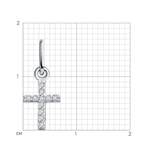 Кулон Diamant 52-230-02206-1 0,28гр. 