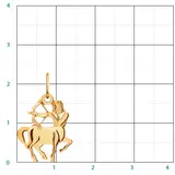 Кулон Atoll 5269/стрелец 1,03гр.  - фото 2
