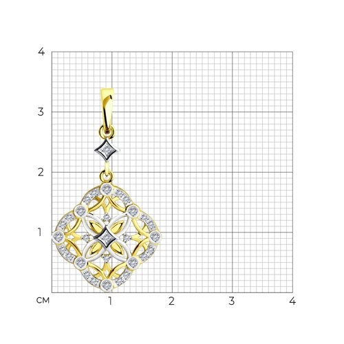 Кулон Sokolov 036182-2 2,01гр. 