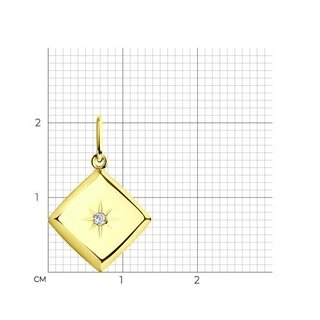 Кулон Sokolov 036068-2 1,37гр. 