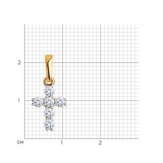 Кулон Sokolov 36454 0,73гр. 