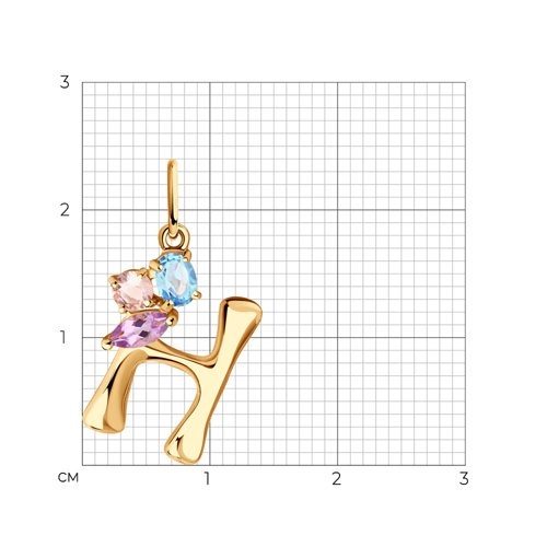 Кулон Sokolov 732127 1,03гр. 