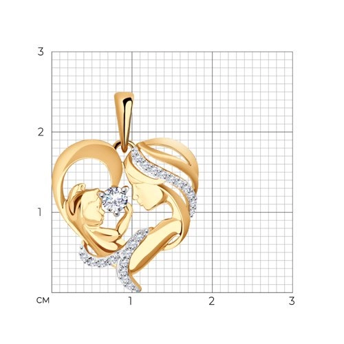 Кулон Sokolov 34941 1,78гр. 