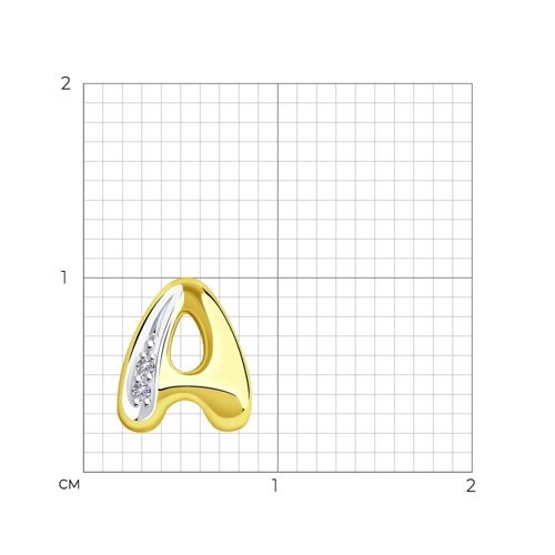 Кулон Sokolov 1030793-2 0,83гр. 
