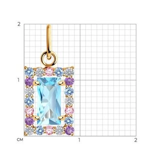 Кулон Sokolov 732218 1,13гр. 