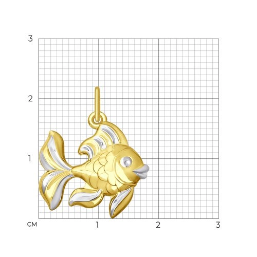 Кулон Sokolov 035304-2 0,75гр. 