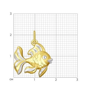 Кулон Sokolov 035304-2 0,75гр. 