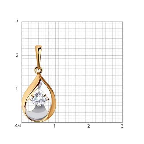 Кулон Sokolov 36005 1,28гр. 