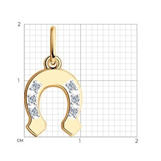 Кулон Sokolov 034845 0,46гр. 