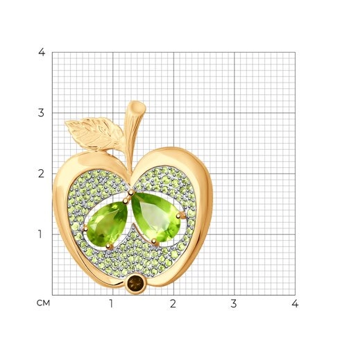 Брошь Sokolov 740188 4,88гр. 
