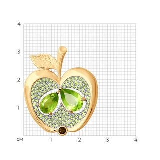 Брошь Sokolov 740188 4,88гр. 