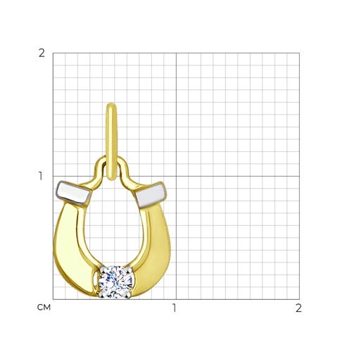 Кулон Sokolov 035178-2 0,50гр. 