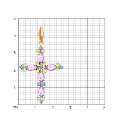 Кулон Sokolov 731214 2,75гр. 