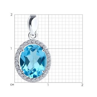 Кулон Sokolov 731662-3 1,29гр. 