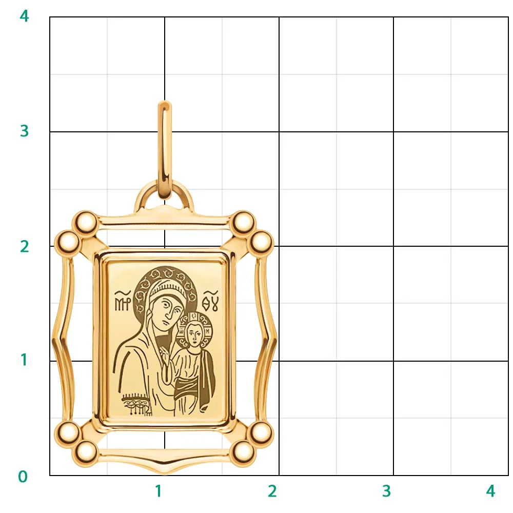 Подвеска Атолл 3109 1.15гр  Подвеска Атолл 3109 1.15гр