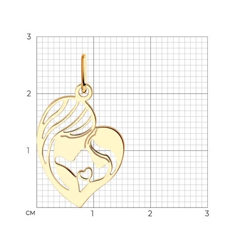 Кулон Sokolov 33907 0,69гр. 