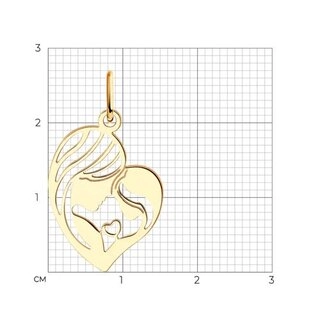 Кулон Sokolov 33907 0,69гр. 