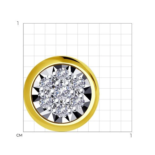 Кулон Sokolov 1030827-2 0,66гр. 
